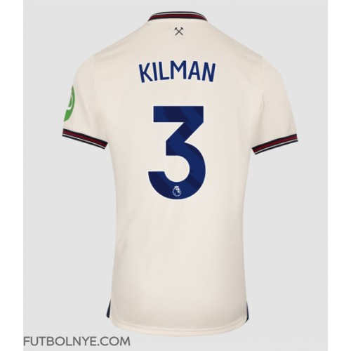 Camiseta West Ham United Max Kilman #3 Visitante Equipación 2025-26 manga corta